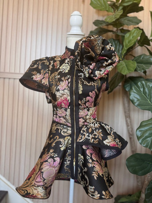 The Midnight Blossom Jacket - Jarix Fashions