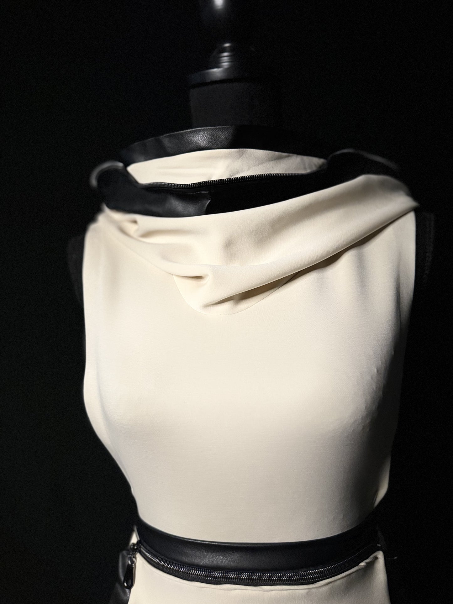 Beige Overlay Dress - Jarix Fashions
