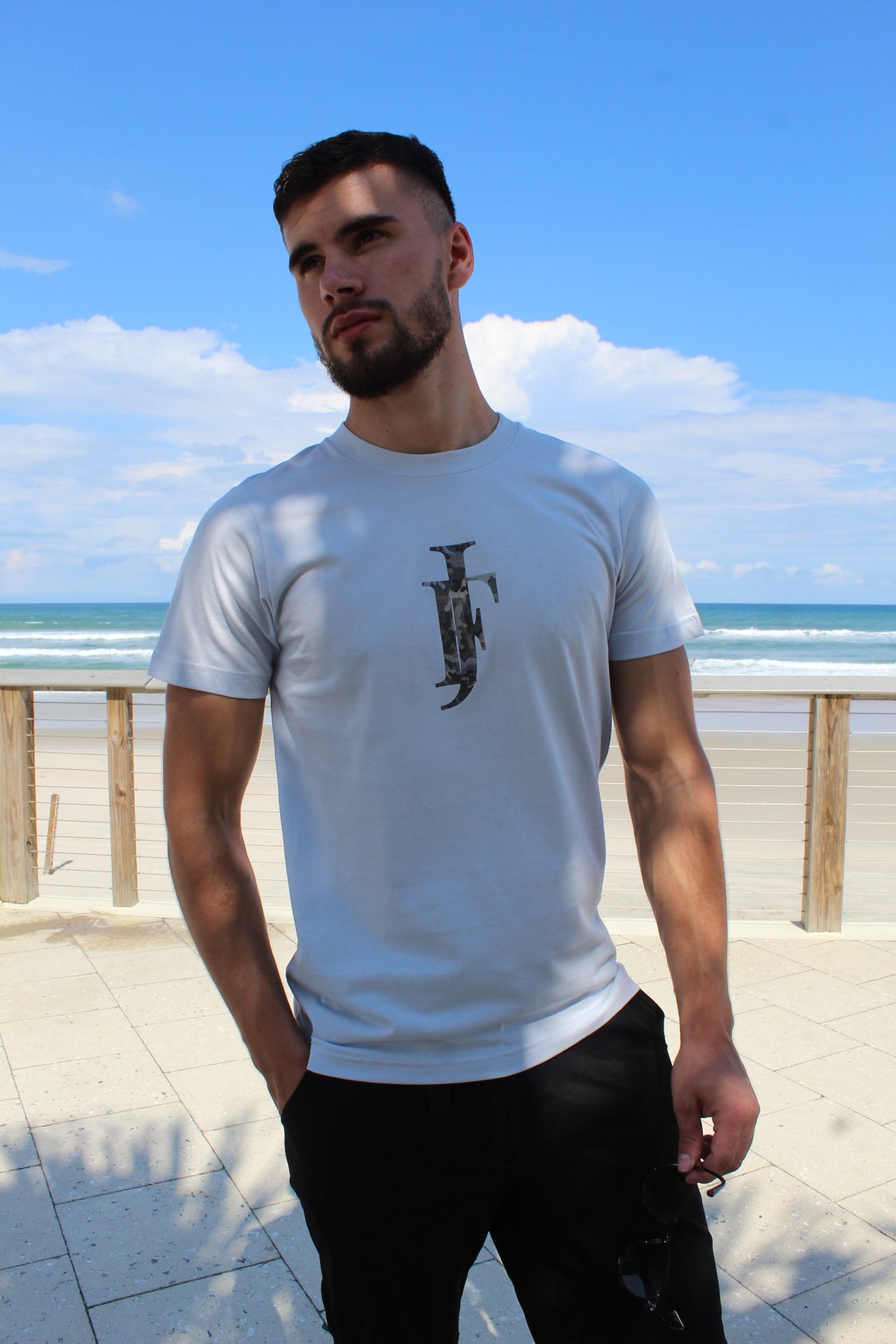 Iridescent JF Tee - Jarix Fashions