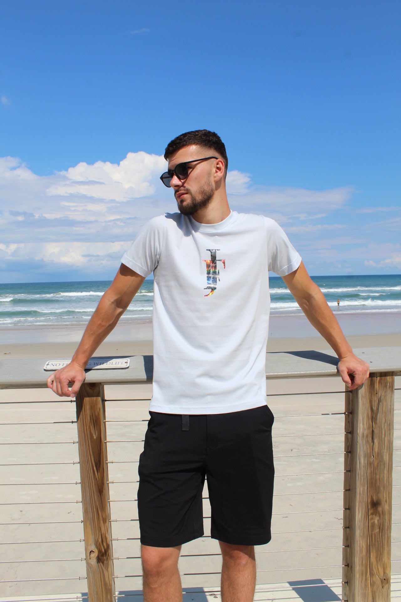 Iridescent JF Tee - Jarix Fashions