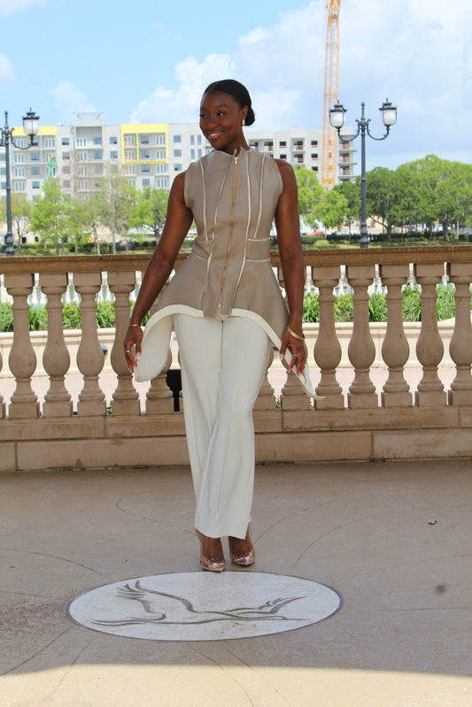 Taupe Amoura Jacket - Jarix Fashions