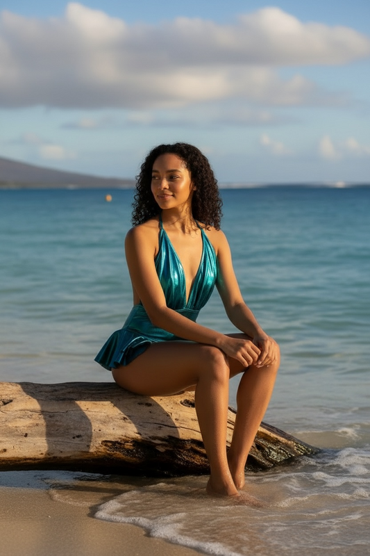 Aqua Swimsuit - Jarix Fashions