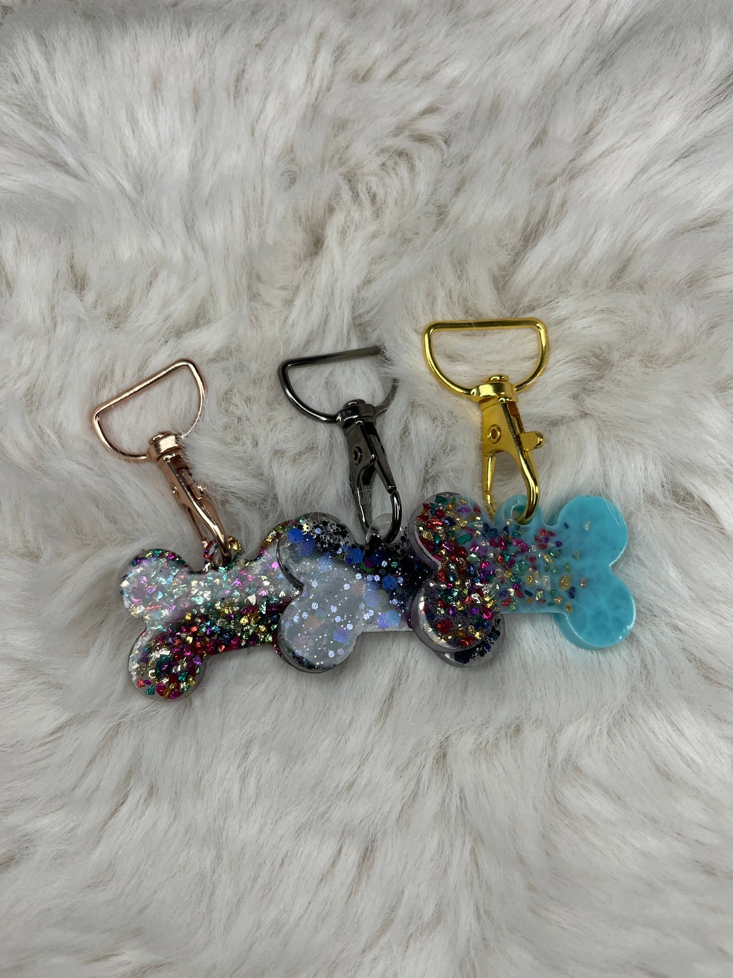 Multi-Colored Crystal Dog Tag - Jarix Fashions