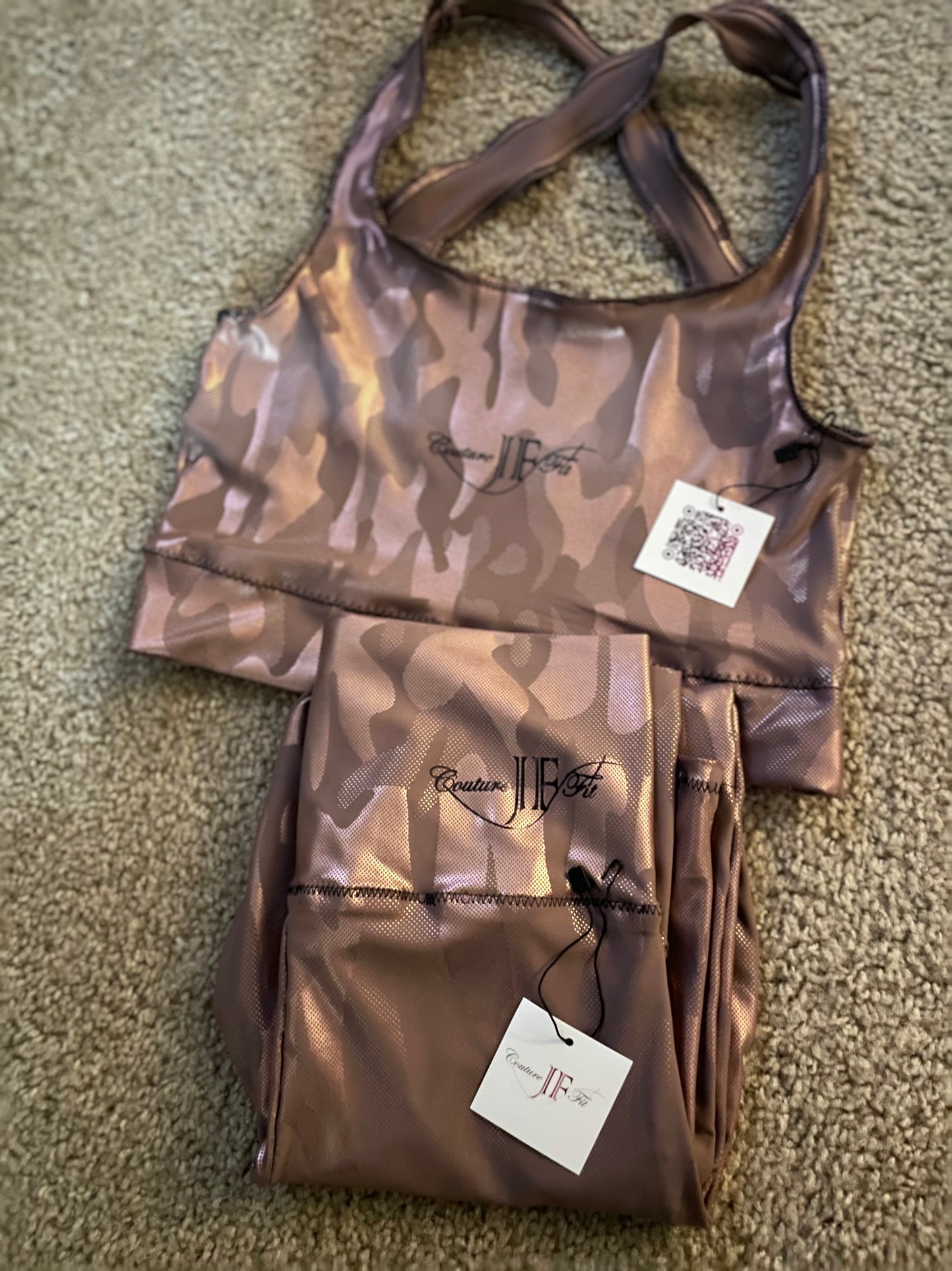Rose Gold Camo Set - Jarix Fashions