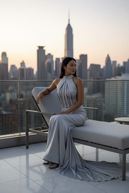 Glamorous Gown - Jarix Fashions 