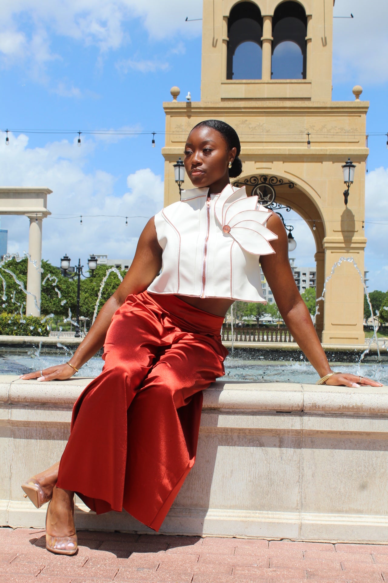 The Grace Petal Jacket Set