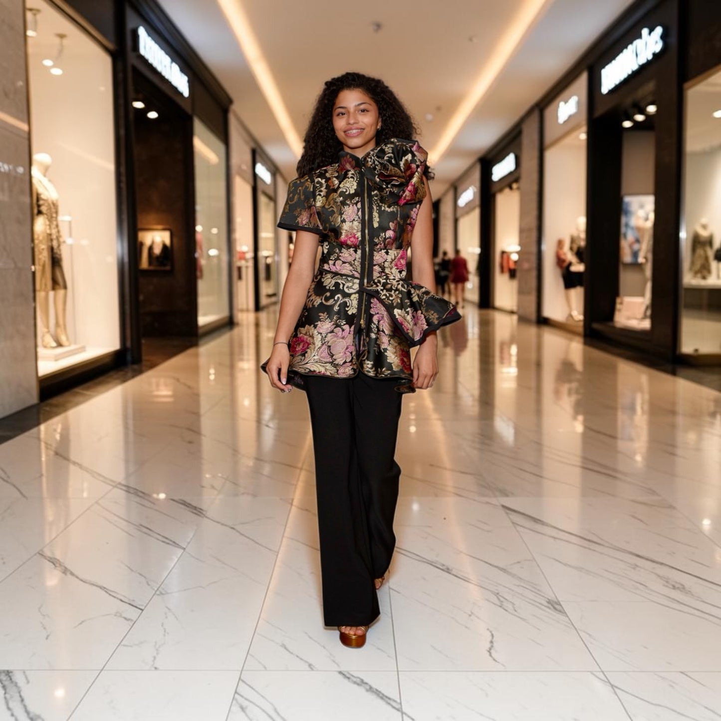 The Midnight Blossom Jacket - Jarix Fashions 