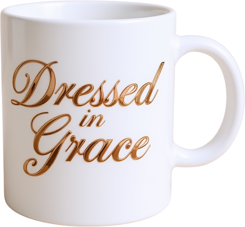 Dressed in Grace Signature Mug 🌷 - Jarix Fashions 