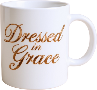 Dressed in Grace Signature Mug 🌷 - Jarix Fashions 