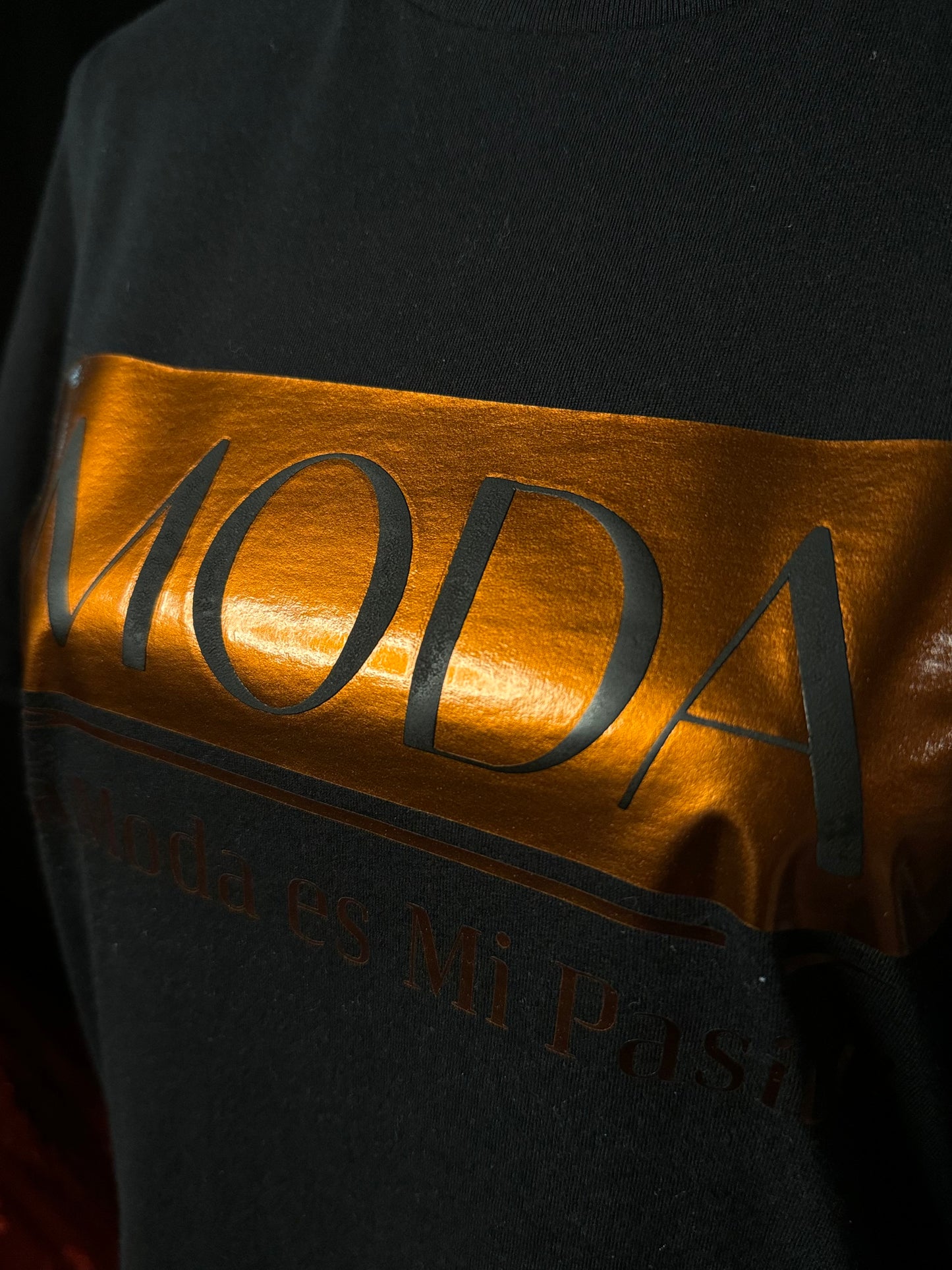 Copper Metallic Moda Tee