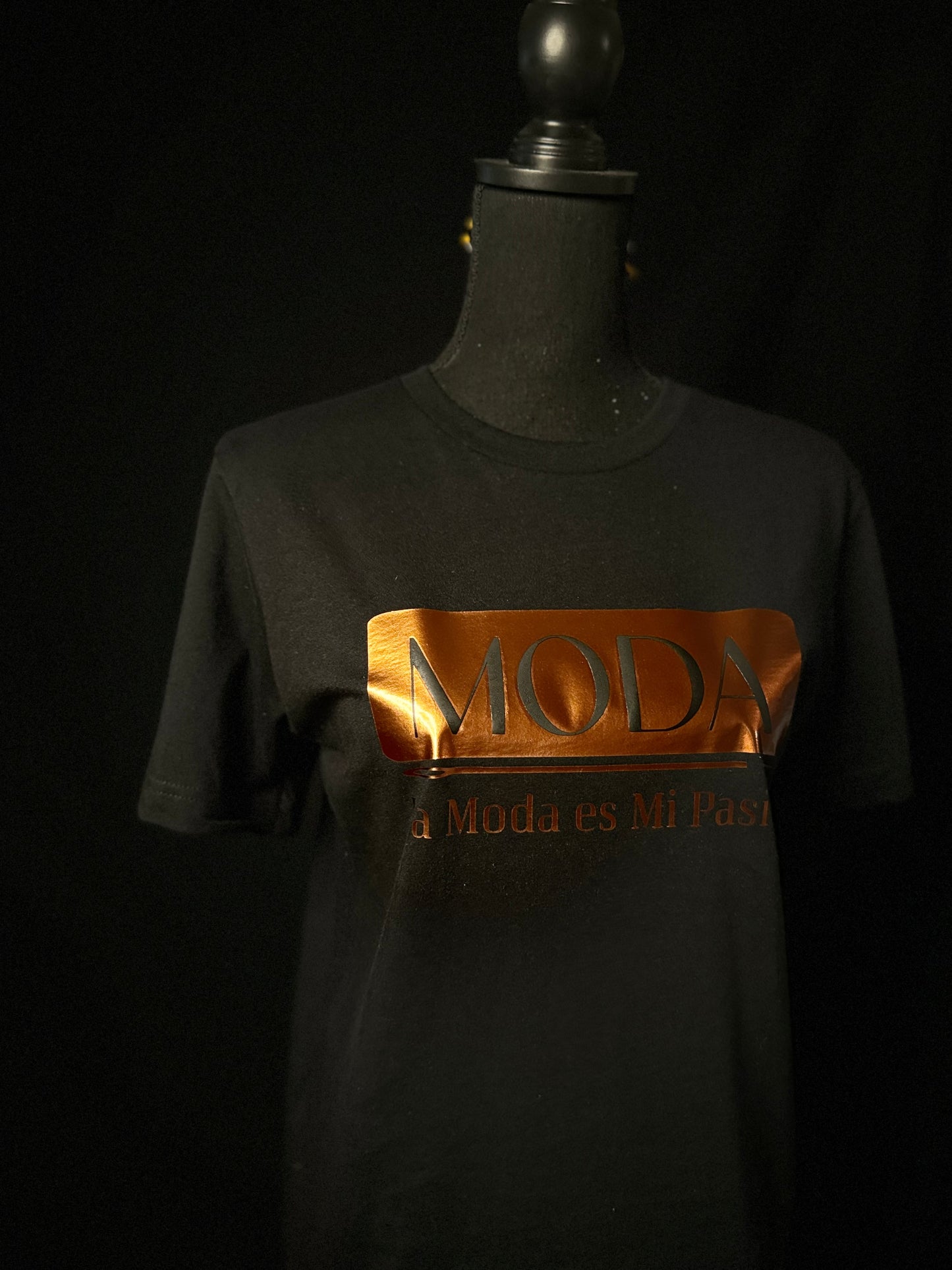 Copper Metallic Moda Tee