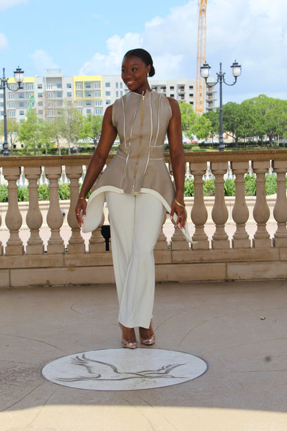 Taupe Amoura Jacket - Jarix Fashions 
