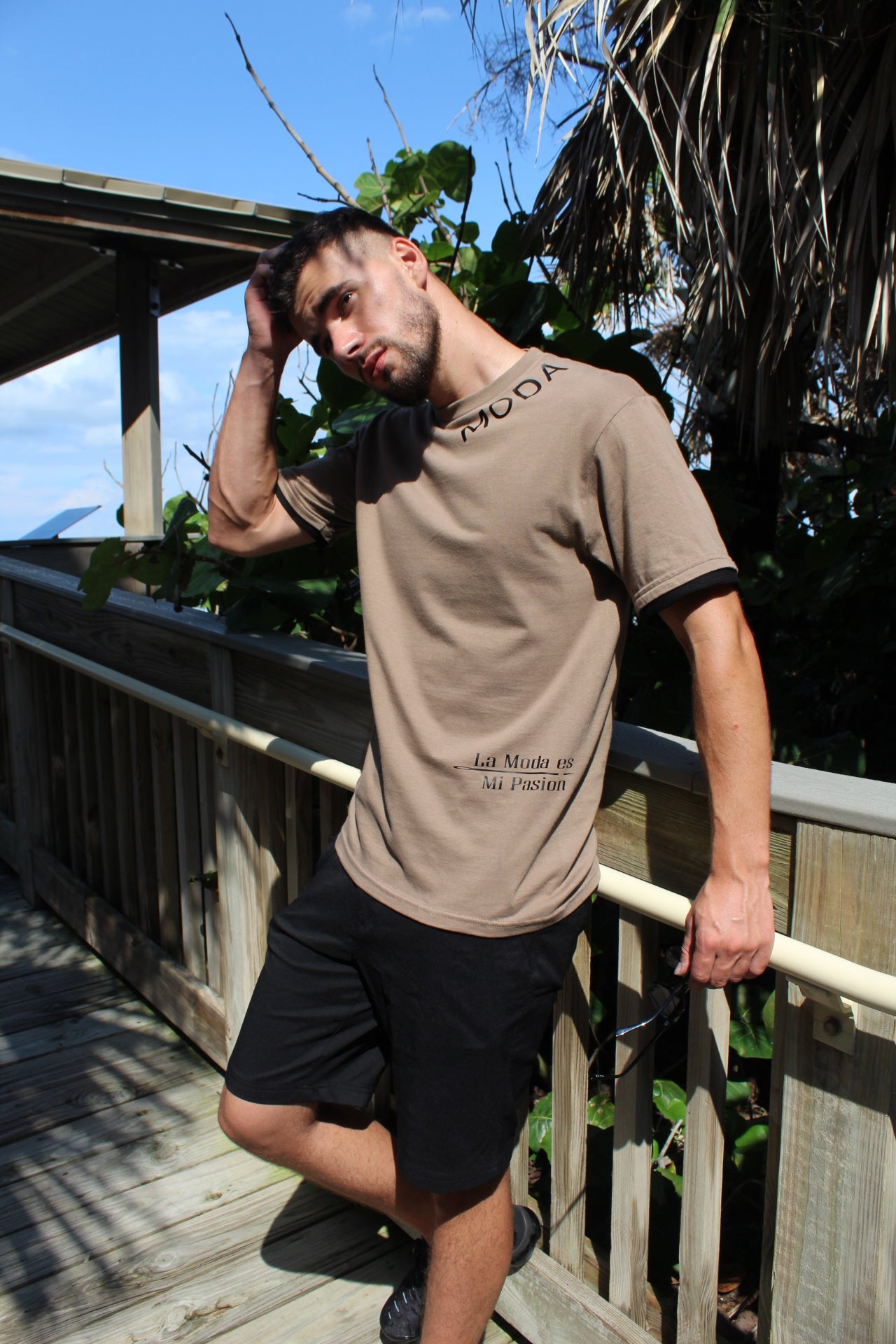 Brown Moda Tee - Jarix Fashions 