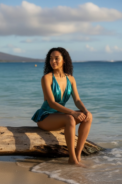 Aqua Swimsuit - Jarix Fashions 