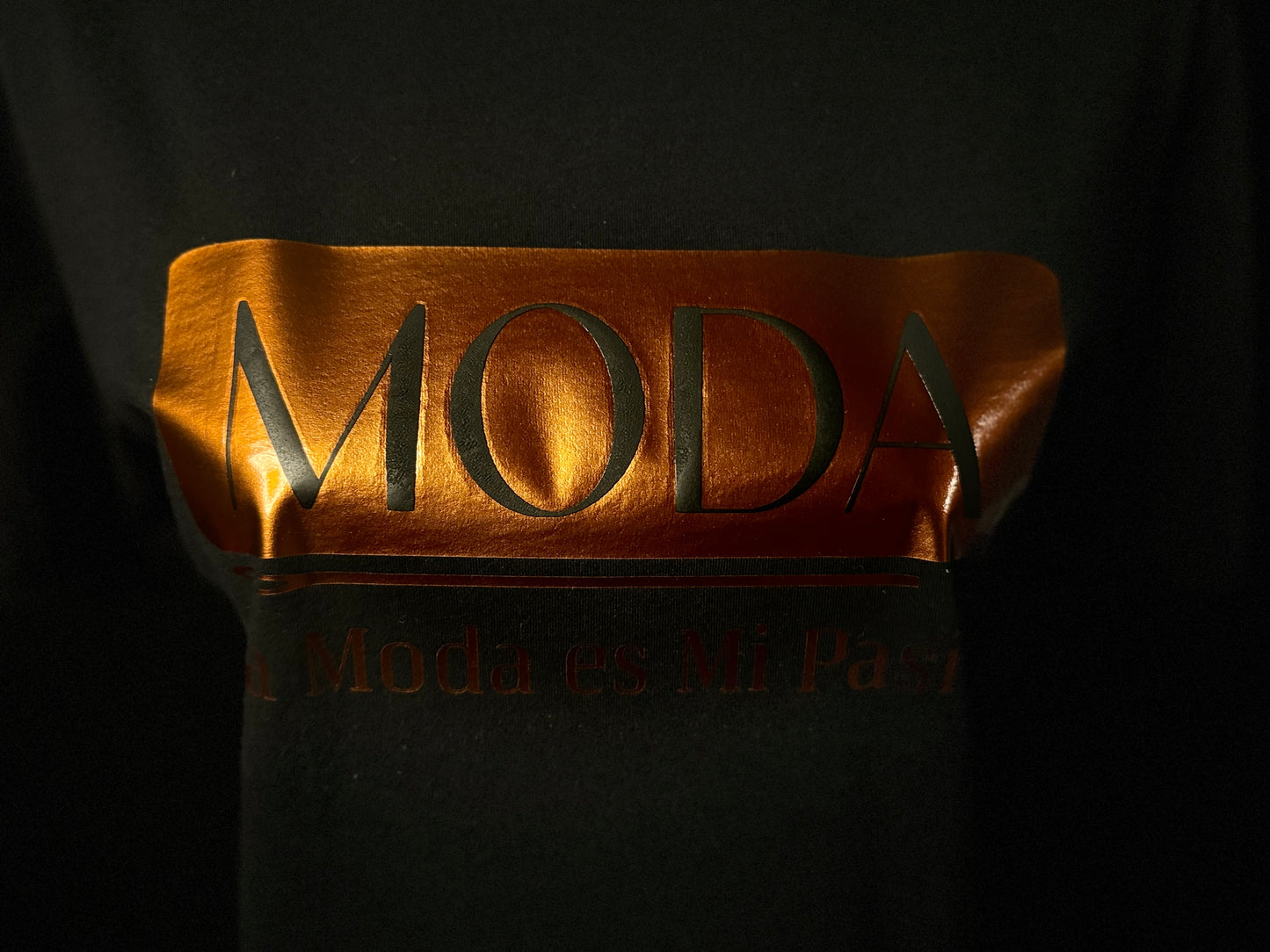 Copper Metallic Moda Tee