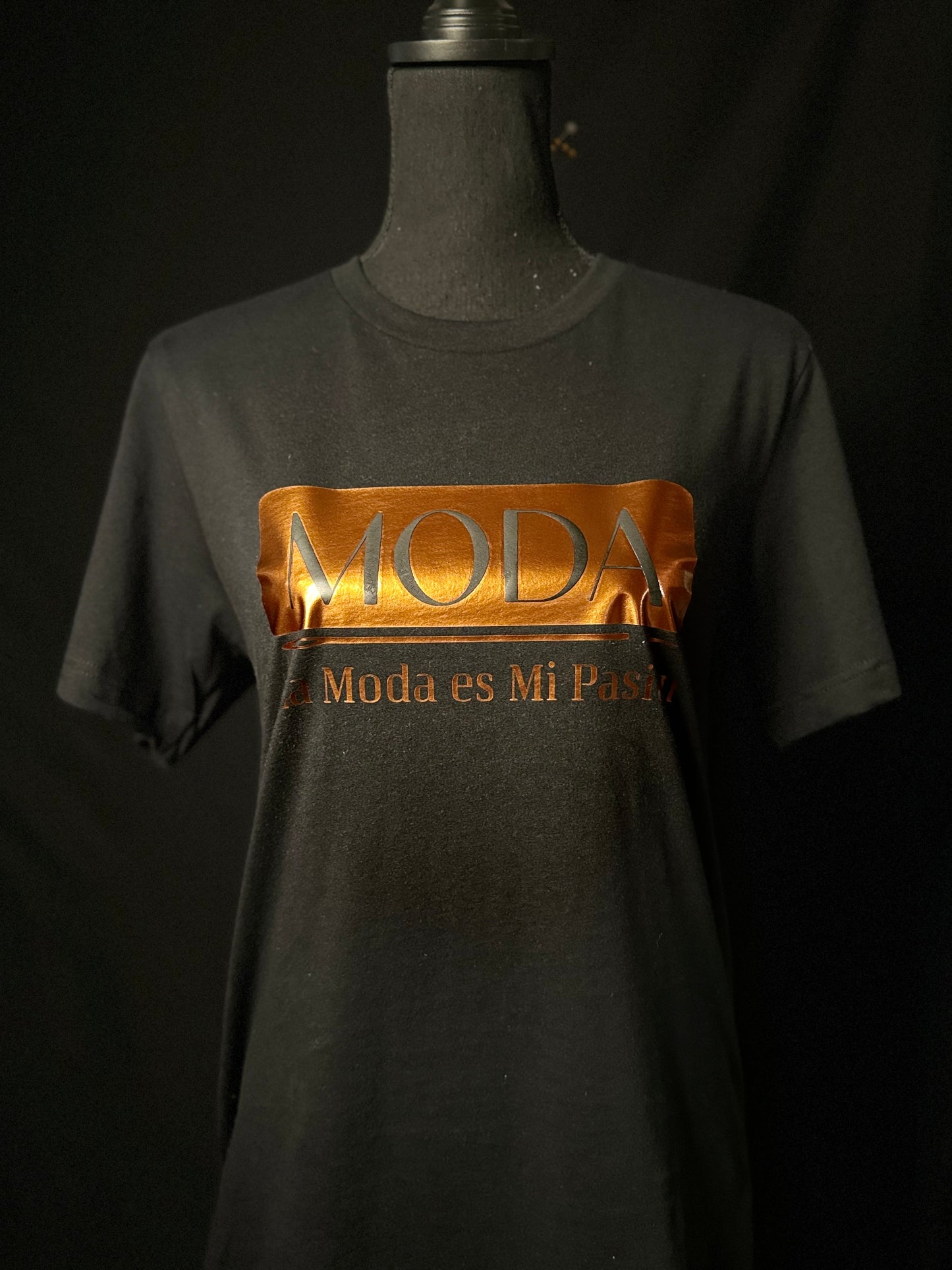 Copper Metallic Moda Tee