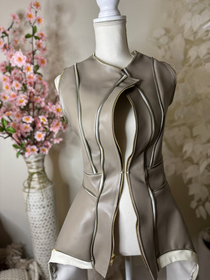 Taupe Amoura Jacket - Jarix Fashions 