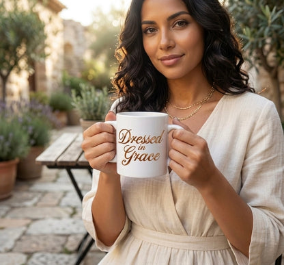 Dressed in Grace Signature Mug 🌷 - Jarix Fashions 