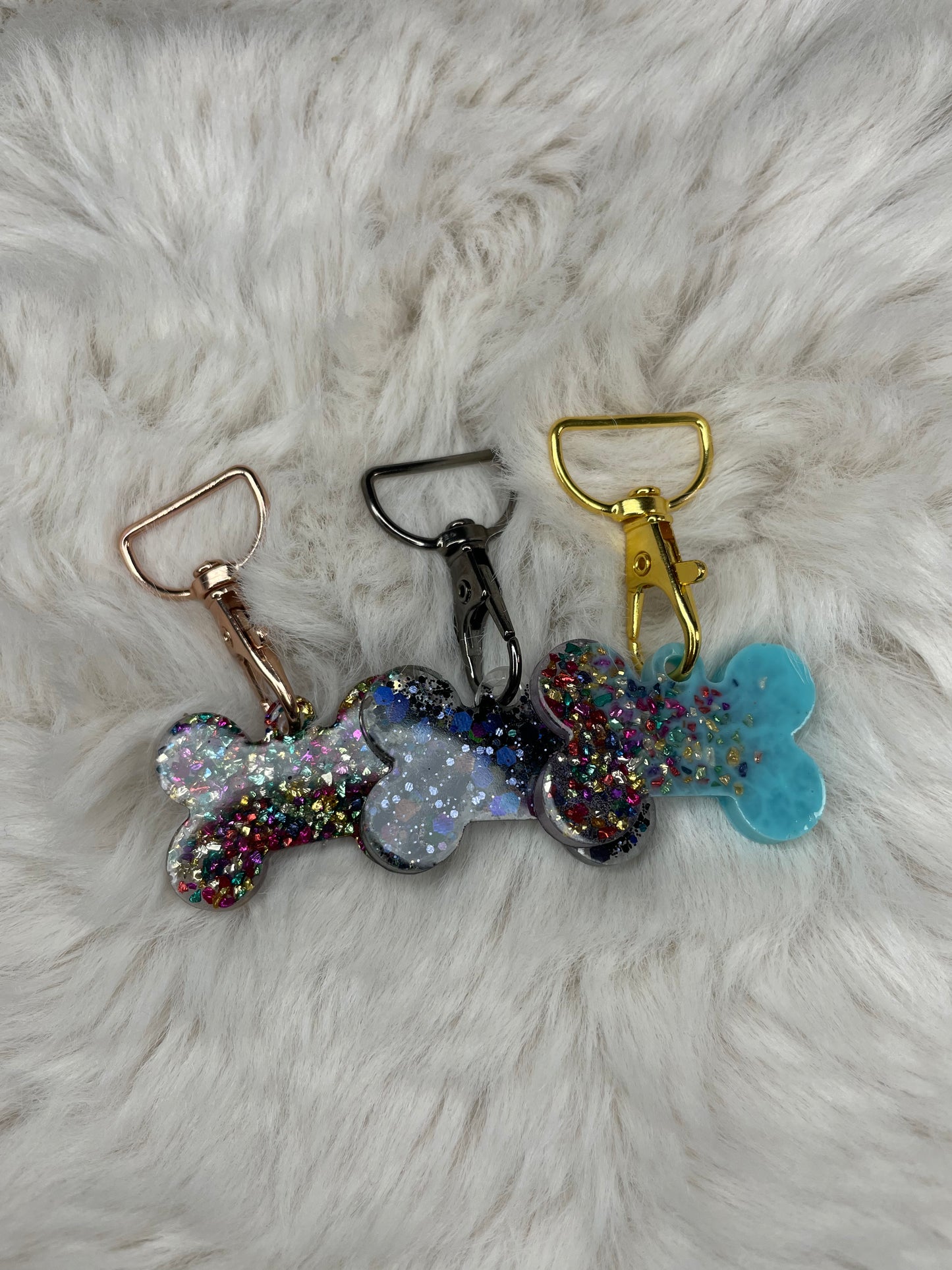 Multi-Colored Crystal Dog Tag - Jarix Fashions 