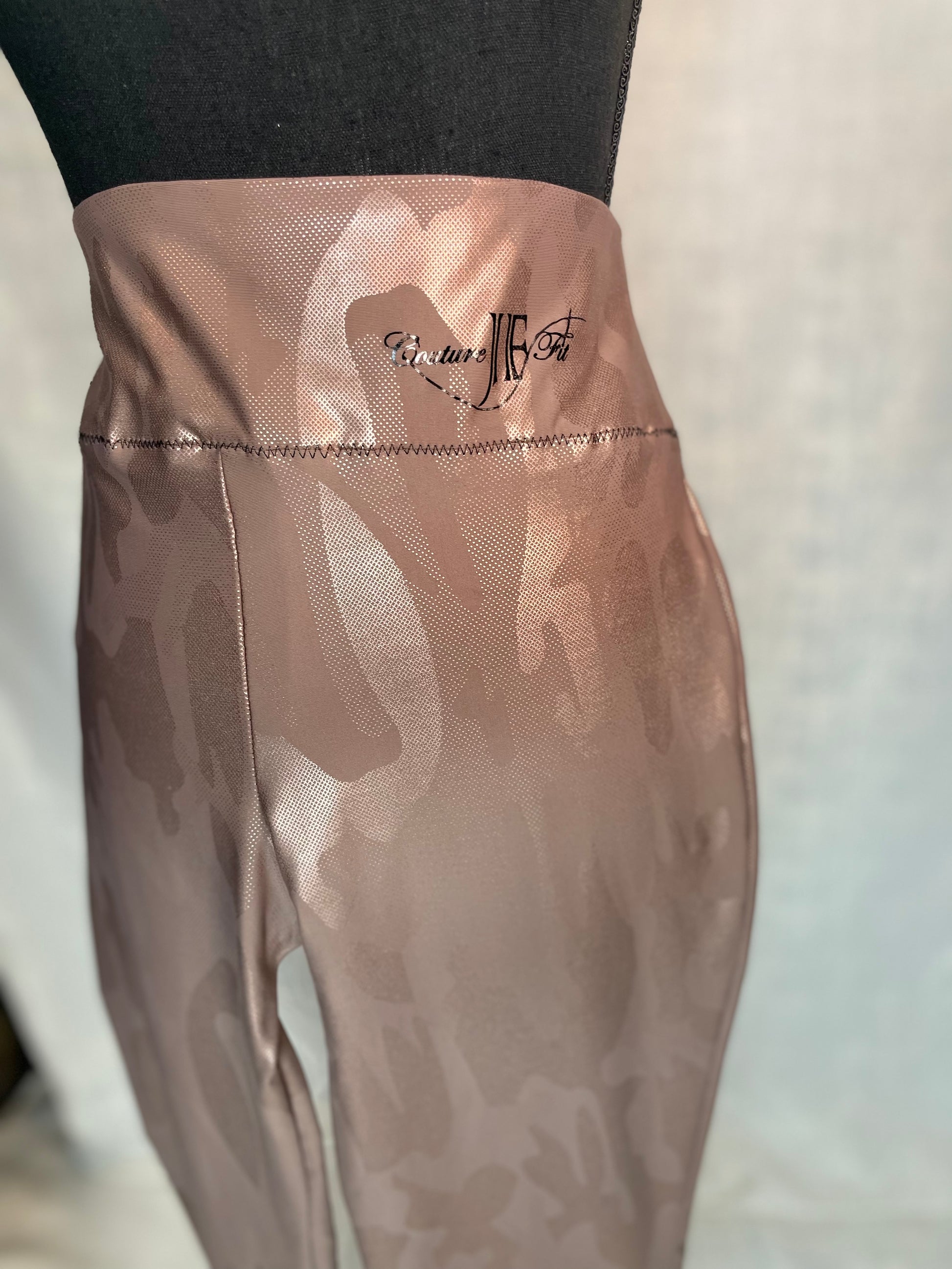 Rose Gold Camo Leggings - Jarix Fashions 