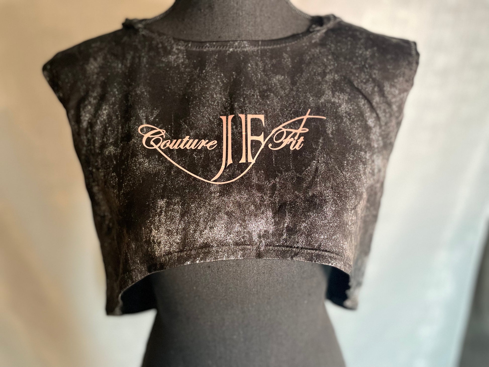 Distressed Crop Hooded Overlay - Jarix Fashions 