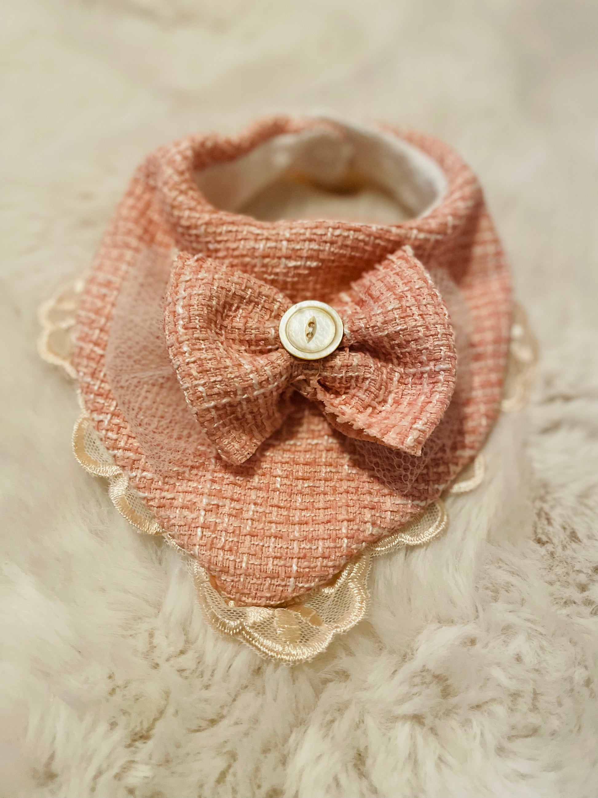 Pink Vintage Puppy Bandana - Jarix Fashions 