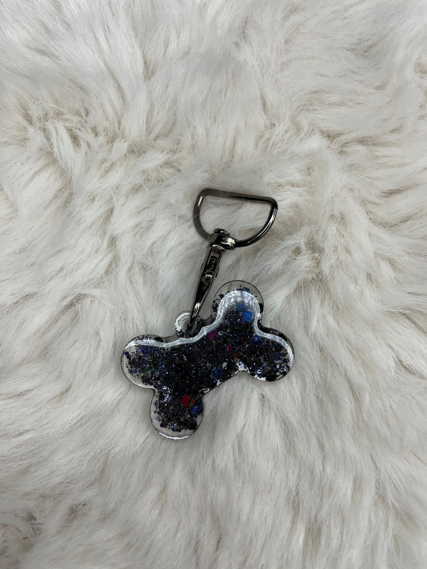 Black Crystal Dog Tag - Jarix Fashions 